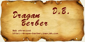Dragan Berber vizit kartica